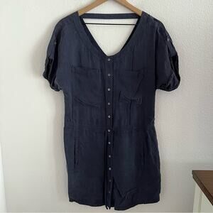 AZULU Blue Cupro Tencel Dress Medium